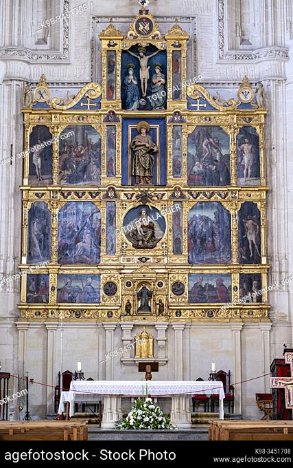 Retablo mayor de la iglesia, Monasterio de San Juan de los Reyes, Toledo, Castilla-La Mancha, Spain
