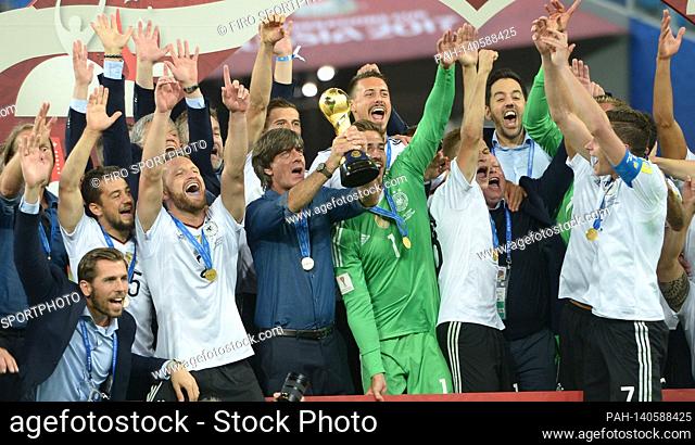 firo Fuvuball, Soccer: 02.07.2017 Confederations Cup 2017 Russia, Russia, Ruvuland National Team, Finale, Final, Endgame CHI Chile - GER Germany 0: 1 award...