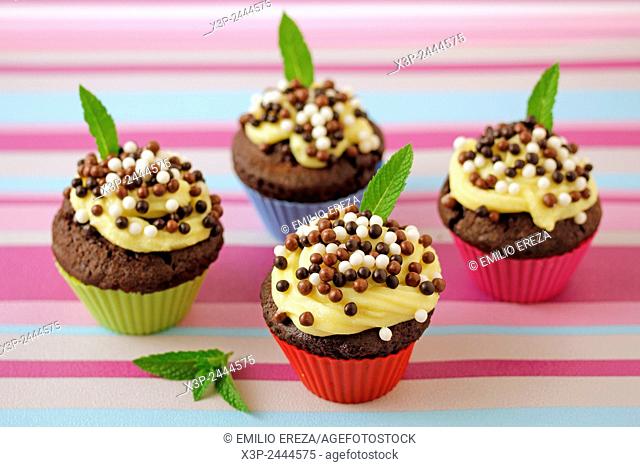 Double chocolate cupcakes