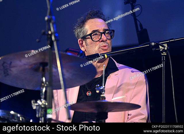 Drummer Jeffrey Clemens of G. Love and Special Sauce band performed on the second day of the 27th International Music Festival Blues Alive in House of Culture...