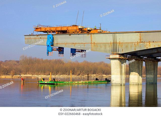 River Bridge Under Construction