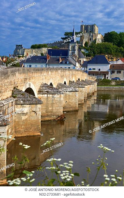 Montrichard, Cher River, Castle, Loire et Cher, Pays de la Loire, Loire Valley, UNESCO World Heritage Site, France