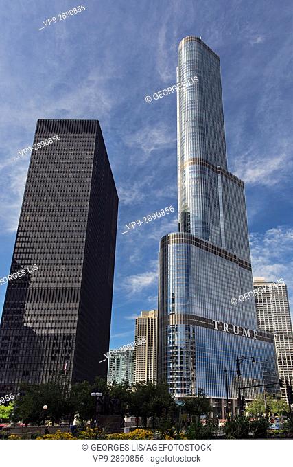 Trump tower hotel and IBM tower