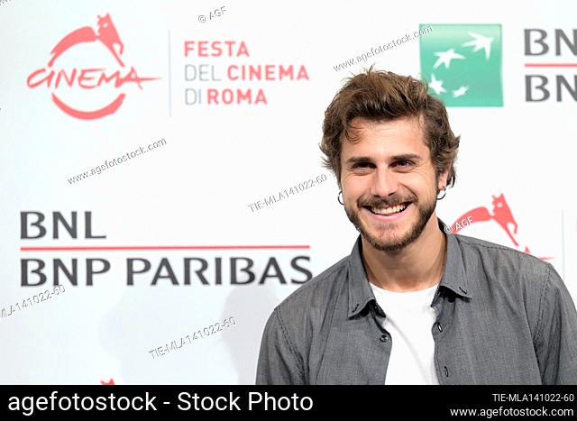 Andrea Arcangeli attends the photocall for ""Romulus II"" during the 17th Rome Film Festival at Auditorium Parco Della Musica on October 14, 2022 in Rome, Italy