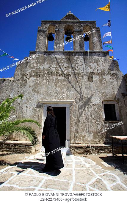 The church of Panagia Drossiani nea Moni village, Naxos, Cyclades Islands, Greece