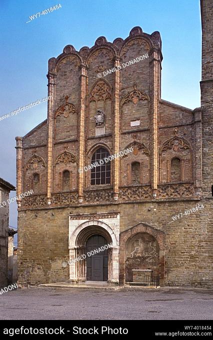 san gregorio church, st. ginesio, italy