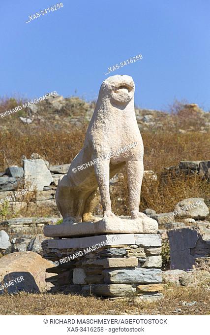 Naxian Lion, Delos Island, UNESCO World Heritage Site, Cyclades Group, Greece