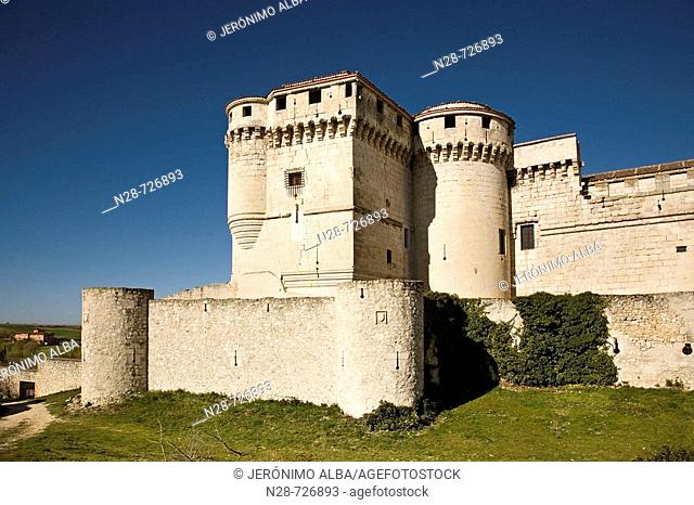 Castle-Palace of the Dukes of Alburquerque, Cuellar. Valladolid province, Castilla-Leon, Spain