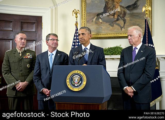 United States President Barack Obama announces he will keep 5, 500 US troops in Afghanistan when he leaves office in 2017 and explains his reasoning for that...