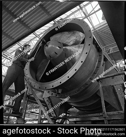 ***MARCH 29, 1973 FILE PHOTO***The water pump BVPS-2000 was completed these days by the workers of the Sigma national enterprise in Lutin, Czechoslovakia