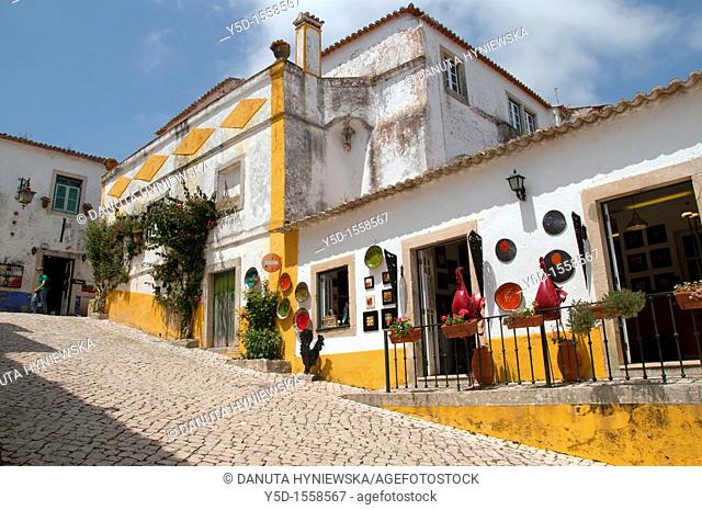 historic town Obidos near Caldas da Rainha, Leiria district, UNESCO heritage, Portugal
