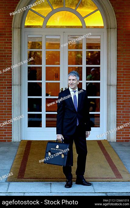 Madrid Spain; 14/01/2020.- Fernando Grande-Marlaska Minister Interior..Pedro Sanchez, president of Spain and his 22 ministers in a photo of the work team and...