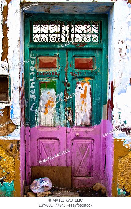 Old colorful door