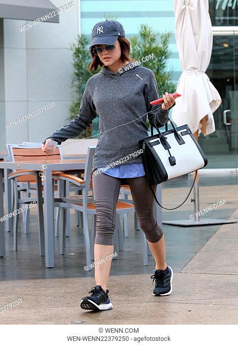 'Pretty Little Liars' actress Lucy Hale visits Equinox Gym in West Hollywood Featuring: Lucy Hale Where: Los Angeles, California
