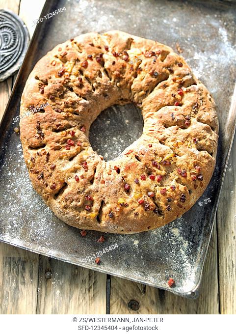 Onion and bacon bread