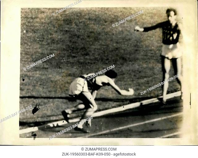 Mar. 03, 1956 - John Landy Stops to Help Fellow Runner - Then Goes on To Win Mile Race - by Ten Yards. Famous Australian athlete John Landy performed an amazing...