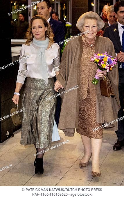 Princess Margarita and Princess Beatrix of The Netherlands during Jumping Amsterdam World Cup in the RAI Amsterdam, 27 January 2019