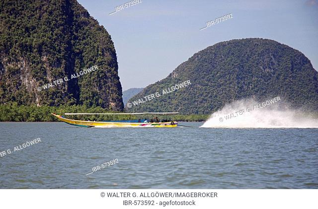 Longtailboat, Ao Phang-Nga national park, Thailand