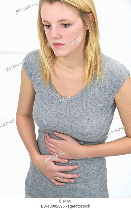 ABDOMINAL PAIN IN A WOMAN - Model