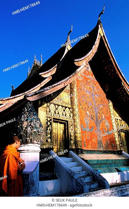 Laos, Louang Prabang, Wat Xieng Thong Temple