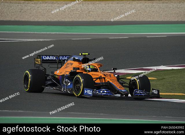19.11.2021, Losail International Circuit, Doha, Formula 1 Ooredoo Qatar Grand Prix 2021, in the picture Lando Norris (GBR), McLaren F1 Team