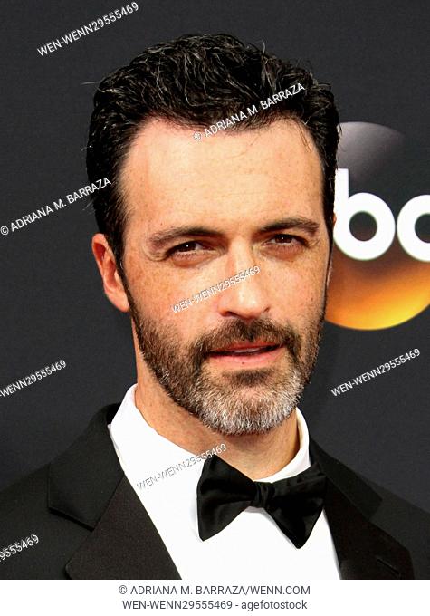 68th Emmy Awards Arrivals 2016 held at the Microsoft Theater Featuring: Reid Scott Where: Los Angeles, California, United States When: 18 Sep 2016 Credit:...