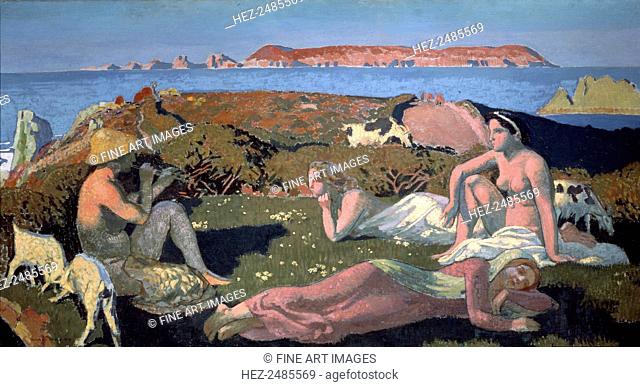 'The Green Beach, Perros Guirec', 1909. Found in the collection of the State A Pushkin Museum of Fine Arts, Moscow. ARTIST'S COPYRIGHT MUST ALSO BE CLEARED