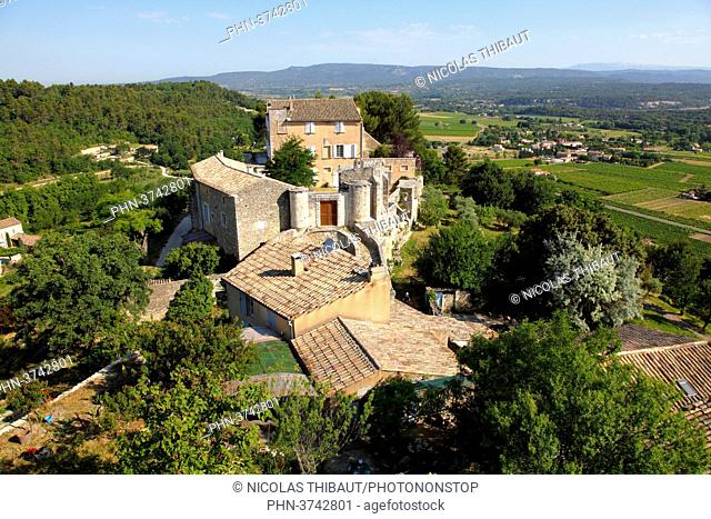 France, Provence Alpes Cote d'Azur, department of Vaucluse (84), Natural park of Luberon, Menerbes (most beautiful village of France) Nicolas de Stael house