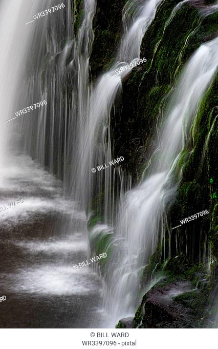 Sgwd y Pannwr waterfall, Pontneddfechan, Brecon Beacons, Powys, Wales, United Kingdom, Europe