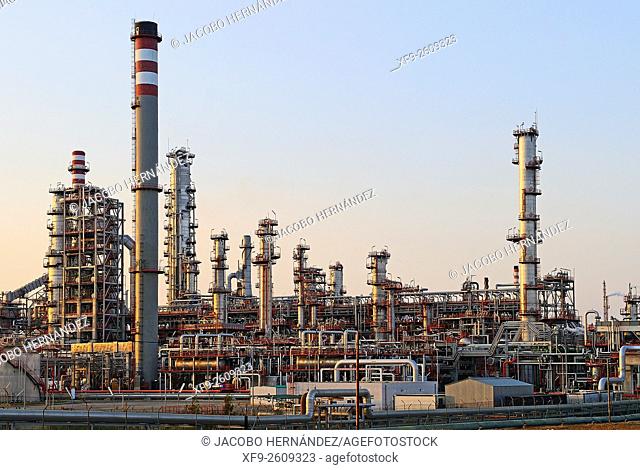 Oil refinery.Huelva.Andalusia.Spain