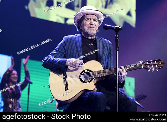 THE LEGENDARY SPANISH SINGER WRITER AT 74 YEARS OLD MAKES HIS END OF TOUR CONCERT ""AGAINST ALL ODDS"" WIZINK CENTER MADRID 18 DECEMBER 2023 SPAIN