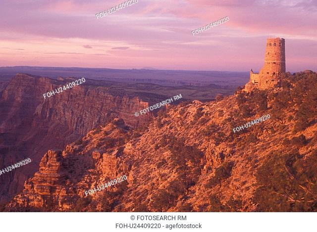 Grand Canyon National Park, AZ, Arizona, South Rim, Watchtower at Desert View