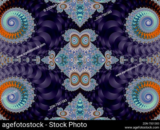 Beautiful Background with Spiral Pattern. Purple and gray palette. Artwork for creative design, art and entertainment