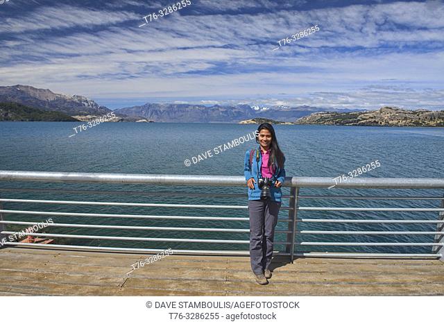 Overlooking Lago General Carrera, Rio Tranquilo, Aysen, Patagonia, Chile