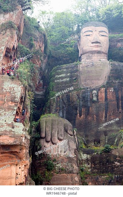 Leshan giant Buddha, Sichuan province, China