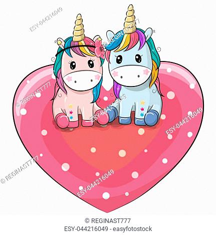 Cute Cartoon Unicorn is sitting on the moon, Stock Vector, Vector And Low  Budget Royalty Free Image. Pic. ESY-057369466 | agefotostock