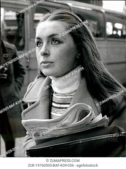 May 05, 1976 - John Stonehouse Trial Continues at the Old Bailey Photo Shows: Mrs. Shelia Buckley, former secretary of John Stonehouse