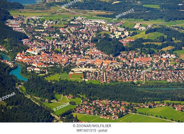 city Fuessen in Bavaria