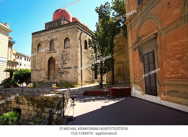 San Cataldo's Church in Palermo on Piazza Bellini Sicily, Italy