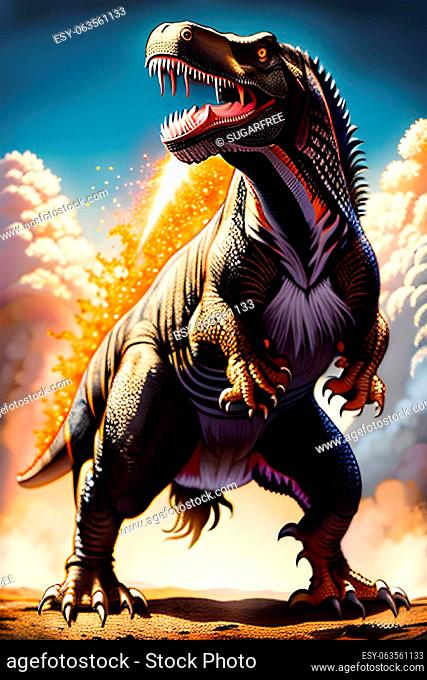 Tyrannosaurus rex illustration
