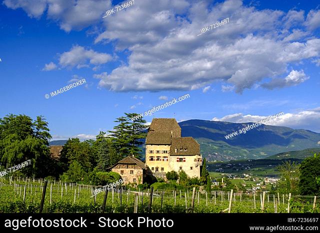 Englar Castle in Eppan an der Weinstraße, Überetsch, South Tyrol, Italy, Europe