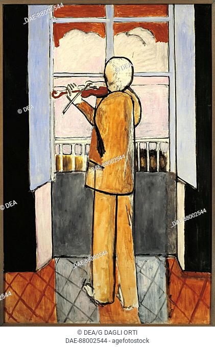 Henri Matisse (1869-1954), La Violiniste a la Fenetre (The Violinist at the Window), 1916.  Paris, Musée National D'Art Moderne (Centre Georges Pompidou)