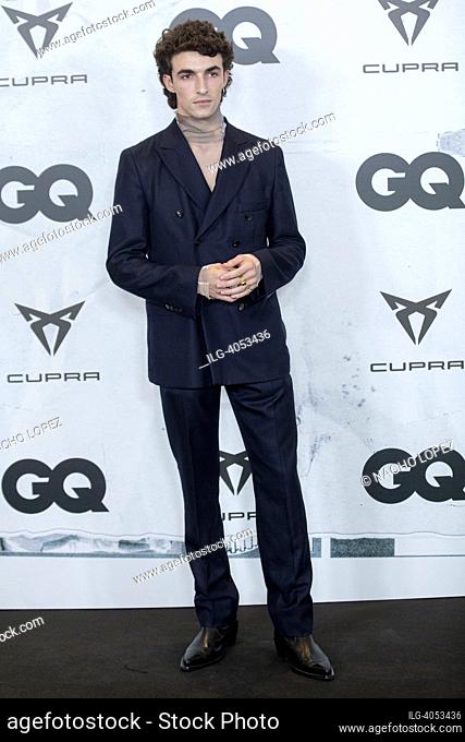 Alex Peral attends to ""GQ Men Of The Year"" awards 2022 at the Palace Hotel photocall on November 17, 2022 in Madrid, Spain