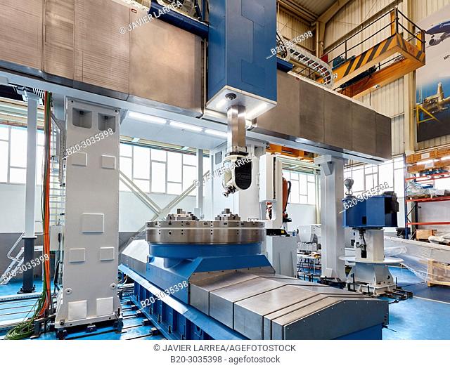 Vertical lathe, Machining Center, CNC, Design, manufacture and installation of machine tools, Gipuzkoa, Basque Country, Spain, Europe