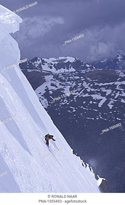 Extreme skiing in the Chilean Andes, Thermes de Chillan, Vulcan Chillan