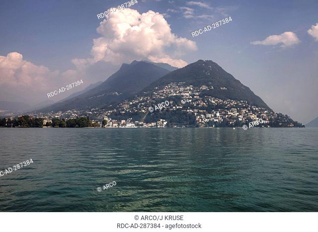 Monte Bre, Lake Lugano, Lugano, Ticino, Switzerland / Lago di Lugano, Lago di Ceresio