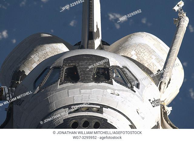 EARTH Aboard the International Space Station -- 17 Jul 2009 -- This view of the Space Shuttle Endeavour was one of a series provided by an Expedition 20...