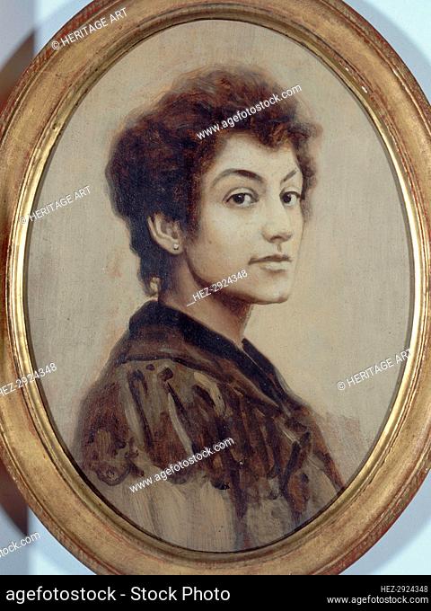 Portrait of Gabrielle Sand-Palazzi, c1886. Creator: Unknown