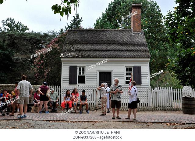 George Wythe House in Colonial Williamsburg, Virginia