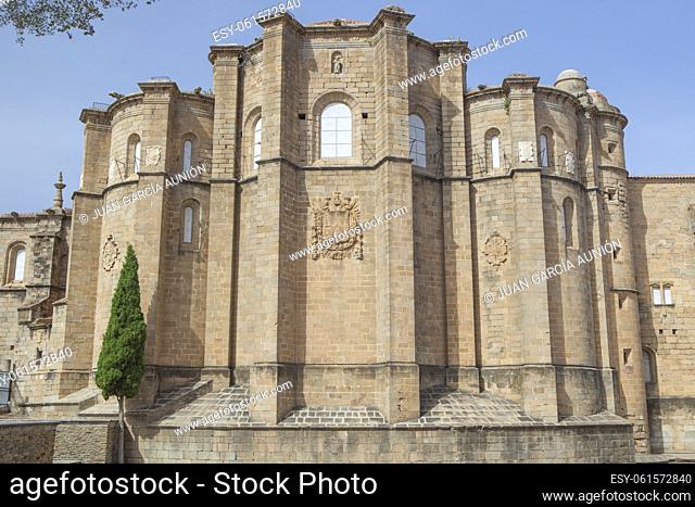 Convent of San Benito Church, parent headquarters of the order of Alcantara, Caceres, Extremadura, Spain